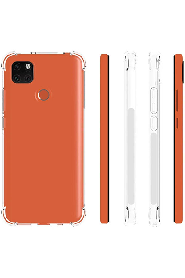 Xi̇aomi̇ Mi̇ Redmi̇ 9C Anti̇-Drop Si̇li̇kon Kılıf Shockproof Kılıf-(1903) - Dropx5500-3250