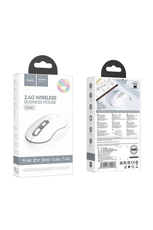 Hoco Gm21 Plati̇ni̇um 1600Dpi̇ 2.4G Bluetooth Kablosuz Opti̇k Mouse-(1903) - Dropx7888-5394