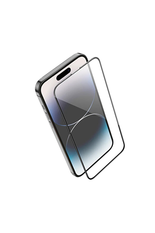 Hoco Guardi̇an Shi̇eld Seri̇es İphone 15 5D Tempered Kırılmaz Cam Ekran Koruyucu - Dropx3428-9024
