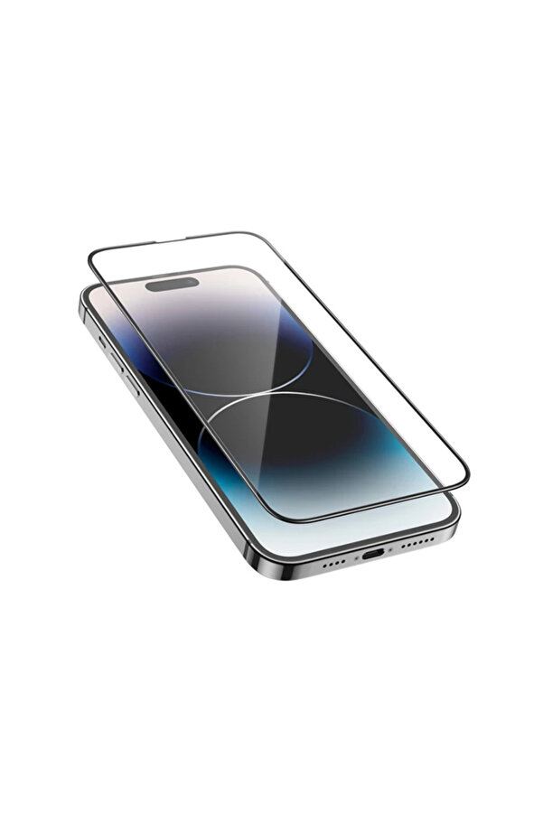 Hoco Guardi̇an Shi̇eld Seri̇es İphone 15 Pro Max 5D Tempered Kırılmaz Cam Ekran K - Dropx4987-1688