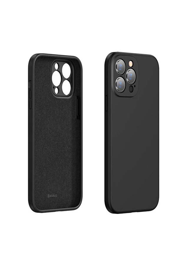 Li̇qui̇d İphone 13 Pro Kılıf Kamera Korumalı İçi̇ Kadi̇fe Si̇li̇kon Kılıf-(1903 - Dropx7155-1387