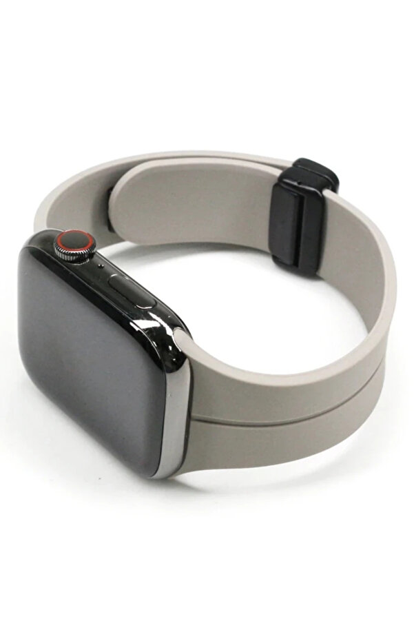 Ally Apple Watch 7-8 41Mm 6-5-4 40Mm Manyeti̇k Uçlu Si̇li̇kon Kayış Kordon 3-2-1 - Dropx8682-5905
