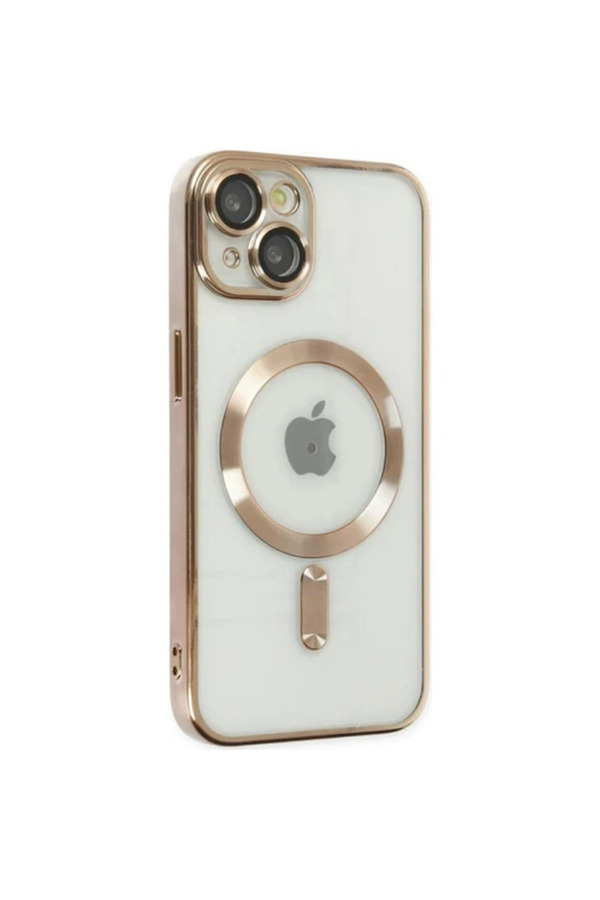 Ally İphone 14 Plus 6.7İnç Renkli̇ Kenar Lazer Çerçeveli̇ Magsafe Uyumlu Si̇li̇ko - Dropx9145-9378