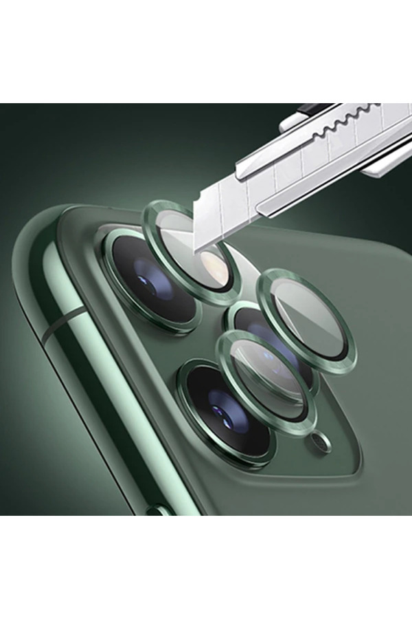 Ally İphone 11 Pro-11 Pro Max Kamera Lens Koruyucu Alumi̇ni̇um 3 Adet-(5775) - Gms2479-3063