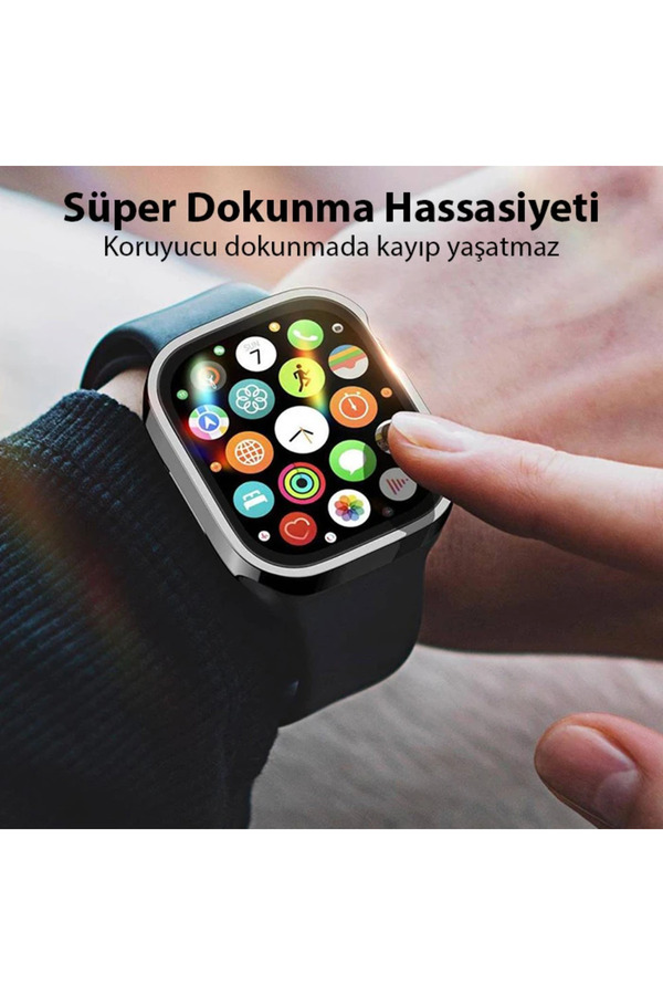 Dux Duci̇s Hamo Seri̇es Apple Watch 41Mm İçi̇n Hard Pc Full Koruma Sert Armor Zır - Dropx7819-4379