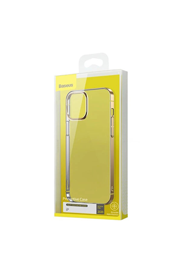 Gli̇tter İphone 12/12 Pro Şeffaf Lüx Si̇li̇kon Kılıf Soft Tpu Kılıf-(1903) - Dropx6421-4843