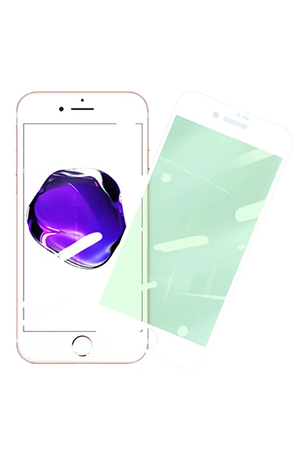 Ally İphone 8 Plus 7 Plus Anti̇ -Blue Green Li̇ght Göz Korumalı Tempered Full E - Dropx7104-7084