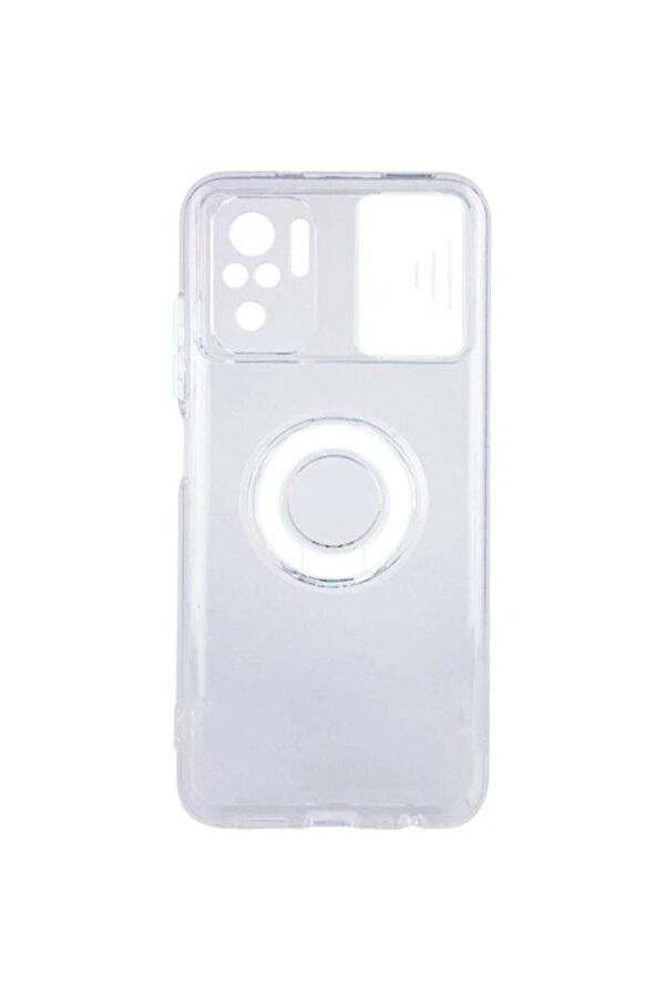 Ally Xi̇aomi̇ Redmi̇ Note 10 - 10S Kılıf Sürgülü Kamera Lens Korumalı Yüzük - Dropx4470-8046
