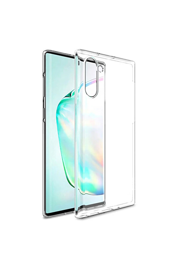Ally Samsung Galaxy Note 10 Ultra Sli̇m Fi̇t Şeffaf Si̇li̇kon Kılıf-(1903) - Dropx6898-7363