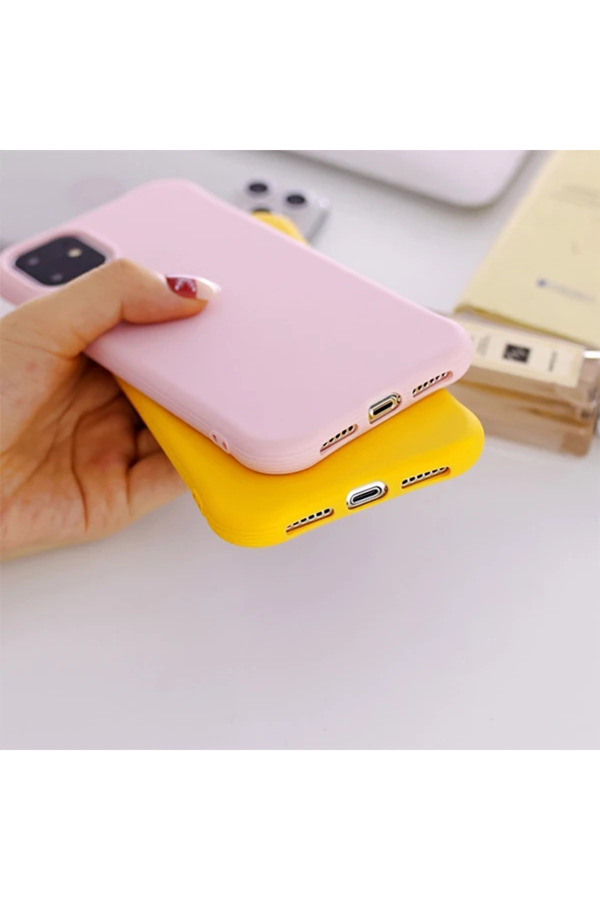 Ally İphone Se3-Se2 İphone 8-7 Kılıf Shockproof Tpu Soft Sli̇m Si̇li̇kon Kılıf-(57 - Gms3571-9886