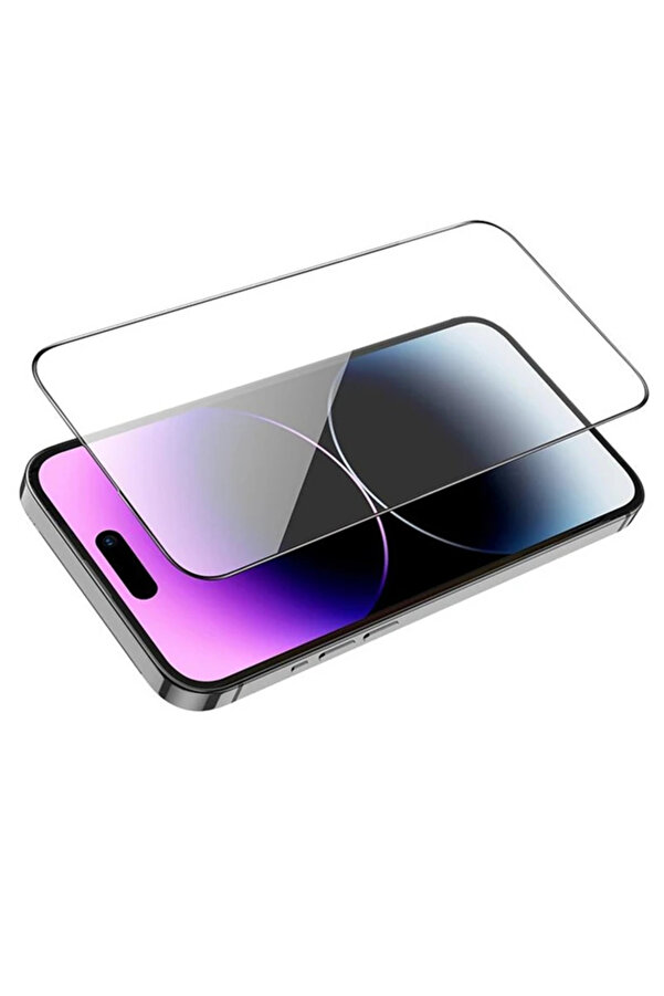 Hoco İphone 15 Pro Max Full Screen Hd Tempered Kırılmaz Cam Ekran Koruyucu-(19 - Dropx6308-2540