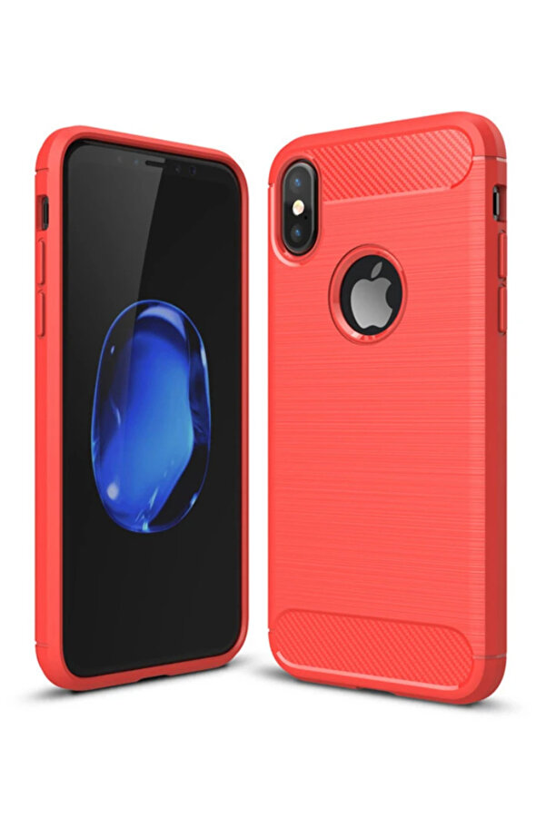 İphone Xxs Dark Ultra Koruma Karbon Fi̇ber Si̇li̇kon Kılıf-(1903) - Dropx3587-3997
