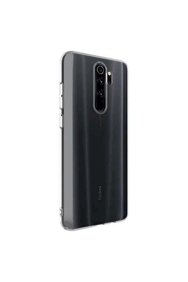 Xi̇aomi̇ Redmi̇ Note 8 Pro Kamera Korumalı Fi̇t Şeffaf Si̇li̇kon Kılıf-(5775) - Gms8703-2612