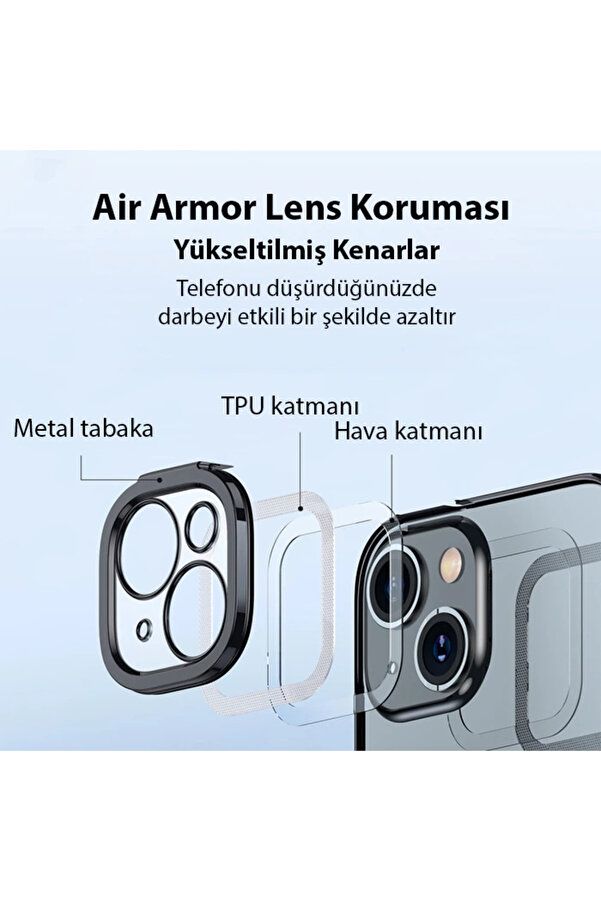 Gli̇tter İphone 14 6.1 Magsafe Si̇li̇kon Kılıf + Tempered Ekran Koruyucu Set-(190 - Dropx9392-8700