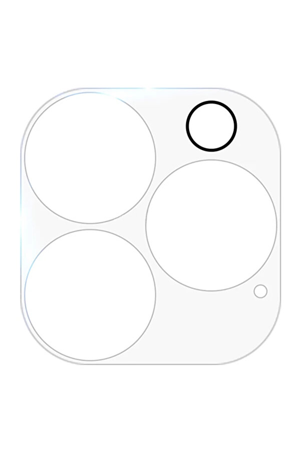 Gor İphone 13 Pro 13 Pro Max 3D Tempered Cam Kamera Koruyucu 2Adet Set-(1903) - Dropx6043-1610