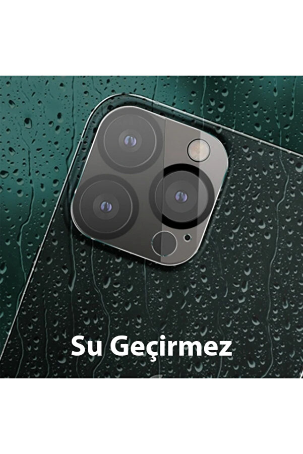 Ally İphone 13 Pro-13 Pro Max 3D Full Tempered Glass Cam Kamera Koruyucu-(1903) - Dropx4333-6951