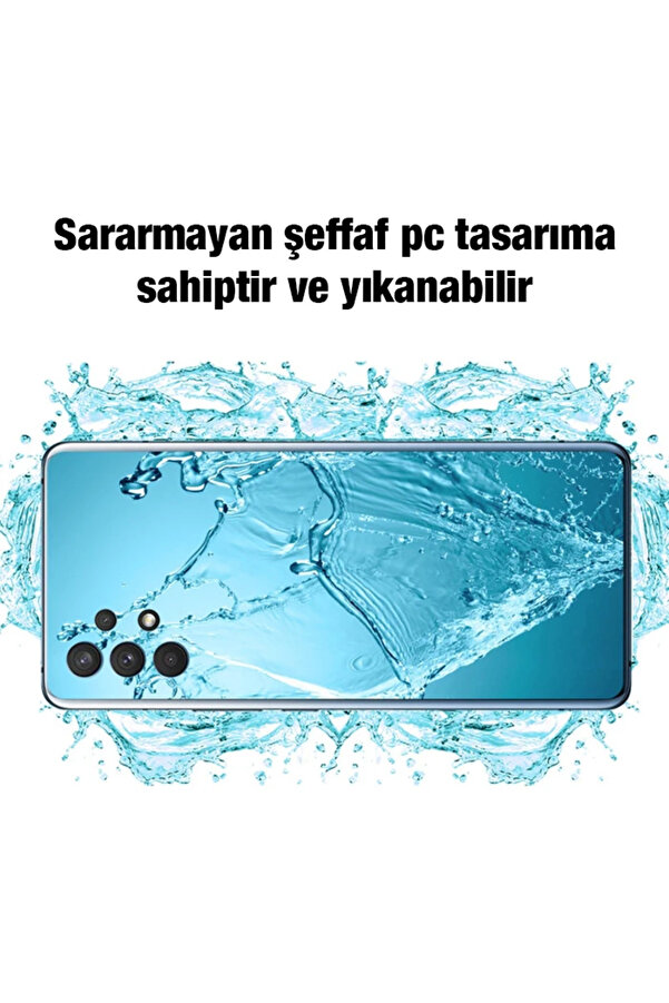 Ally Samsung Galaxy A52 - A52S Kılıf Kamera Korumalı Ultra İnce Şeffaf Si̇li̇ - Dropx9606-1968