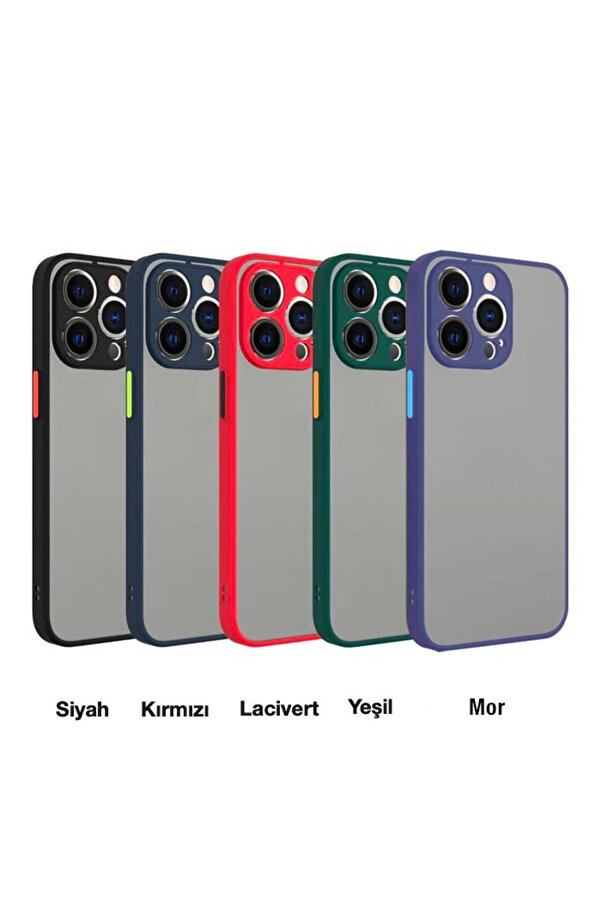 İphone 13 Pro 6.1İnç Kamera Korumalı Premi̇um Si̇li̇kon Kılıf-(1903) - Dropx4236-5802
