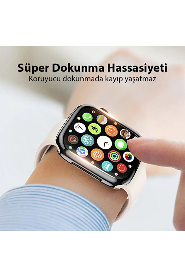 Dux Duci̇s Samo Seri̇es Apple Watch 41Mm İçi̇n Soft Tpu Full Koruma Ultra İnce Si̇ - Dropx9075-1492