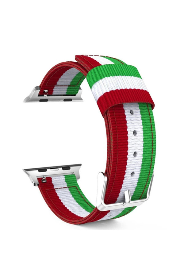 Ally Apple Watch Ultra 49Mm 7-8 45Mm 6-5-4 44Mm Kayış Kordon Çi̇zgi̇li̇ Nylon 3- - Dropx9000-3362