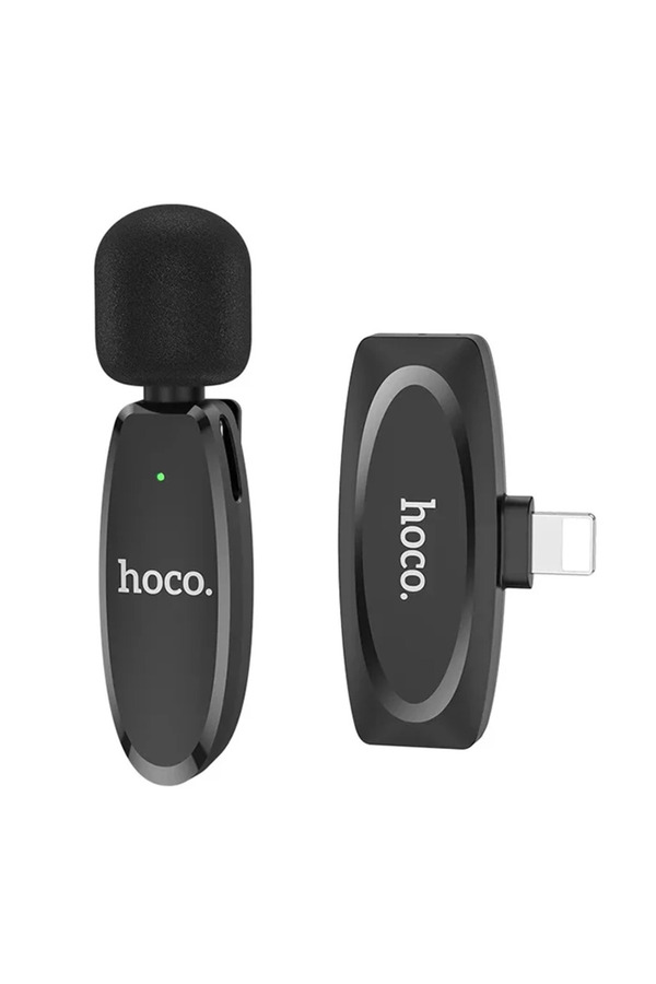 Hoco L15 Iphone Li̇ghtni̇ng Kablosuz Mi̇ni̇ Yaka Mi̇krofonu-(5775)