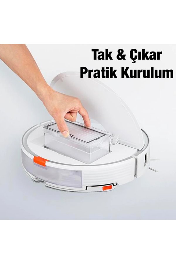 Ethab Giyim Roborock S7 - T7S - T7S Plus G10 Akıllı Robot Süpürge Filtresi 2 Adet Filtre Set - Glst8596-653