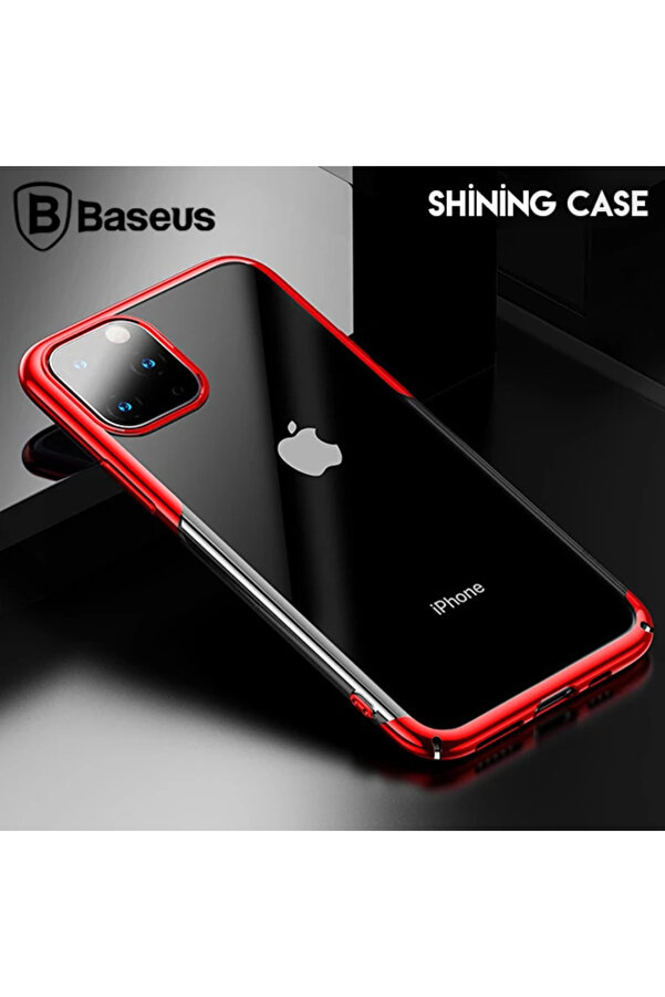 Shi̇ni̇ng Case İphone 11 Pro Max 6.5 Ultra İnce Si̇li̇kon Kılıf-(1903) - Dropx6375-3977