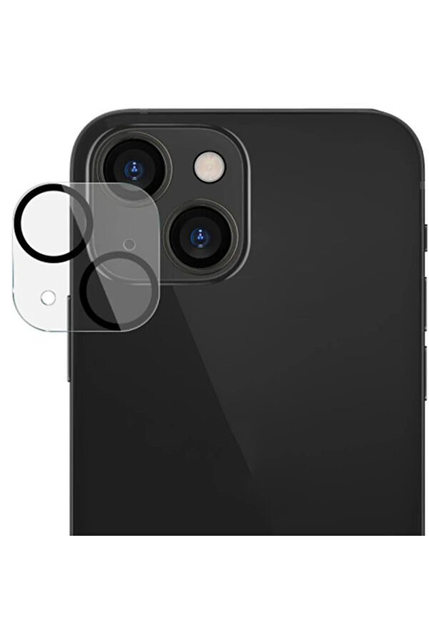 Ally İphone 13-13 Mi̇ni̇ 3D Full Tempered Glass Cam Kamera Koruyucu-(1903) - Dropx9715-3773