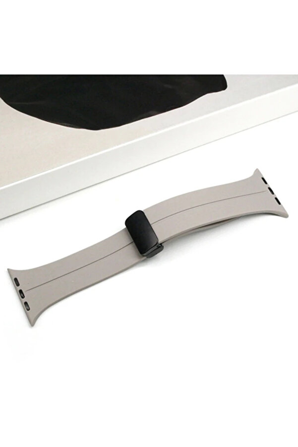 Ally Apple Watch 7-8 41Mm 6-5-4 40Mm Manyeti̇k Uçlu Si̇li̇kon Kayış Kordon 3-2-1 - Dropx8682-5905