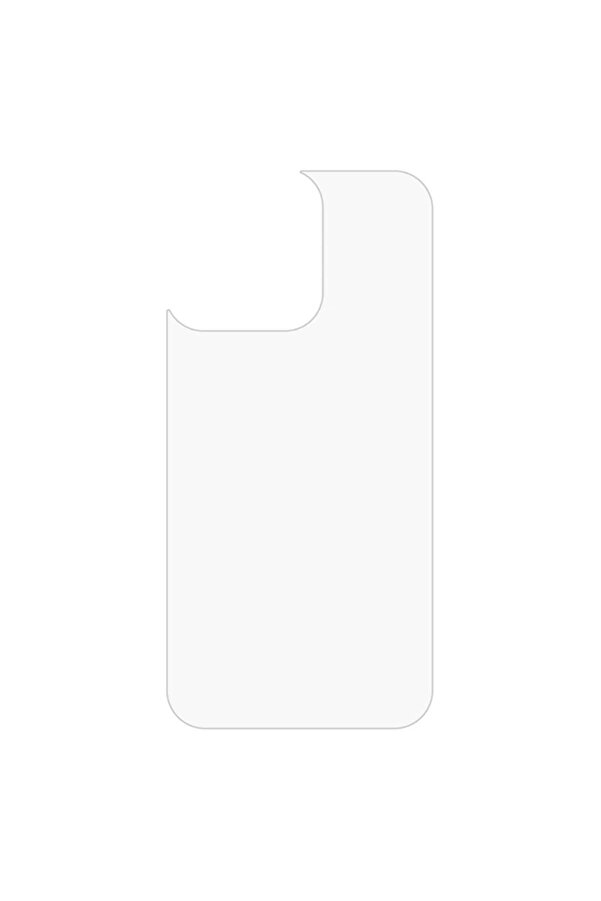 Ally İphone 13 Pro Max 6.7 Tempered Şeffaf Arka Cam Koruyucu-(1903) - Dropx7286-5192