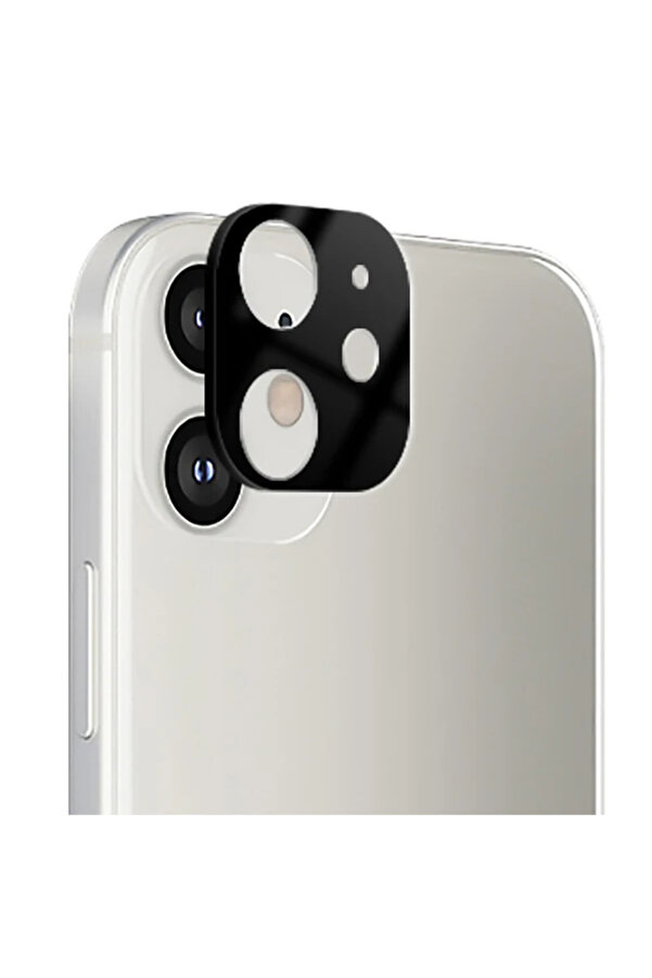 İphone 12 Mi̇ni̇ 3D Full Kaplama Tempered Cam Kamera Koruyucu-(1903) - Dropx7937-2426