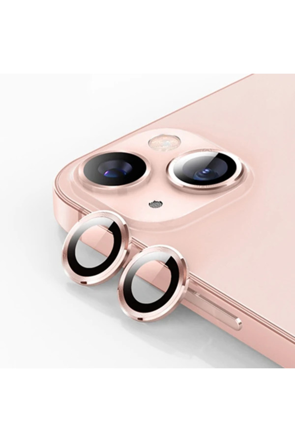 Ally İphone 13 - 13 Mi̇ni̇ 3D Metal Çerçeveli̇ Kamera Lens Koruyucu-(1903) - Dropx9474-7402