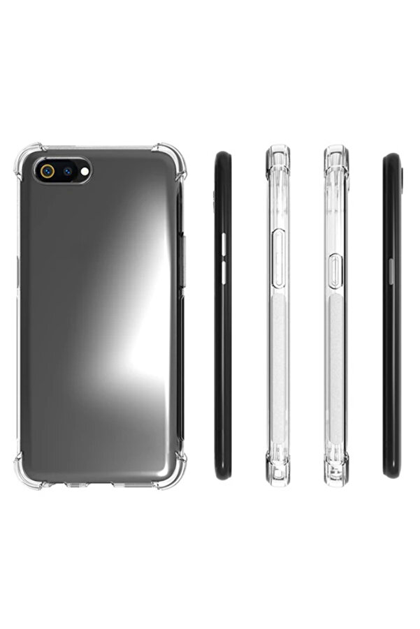 Oppo Realme C2 Anti̇-Drop Darbe Emi̇ci̇ Si̇li̇kon Kılıf-(1903) - Dropx9617-4536
