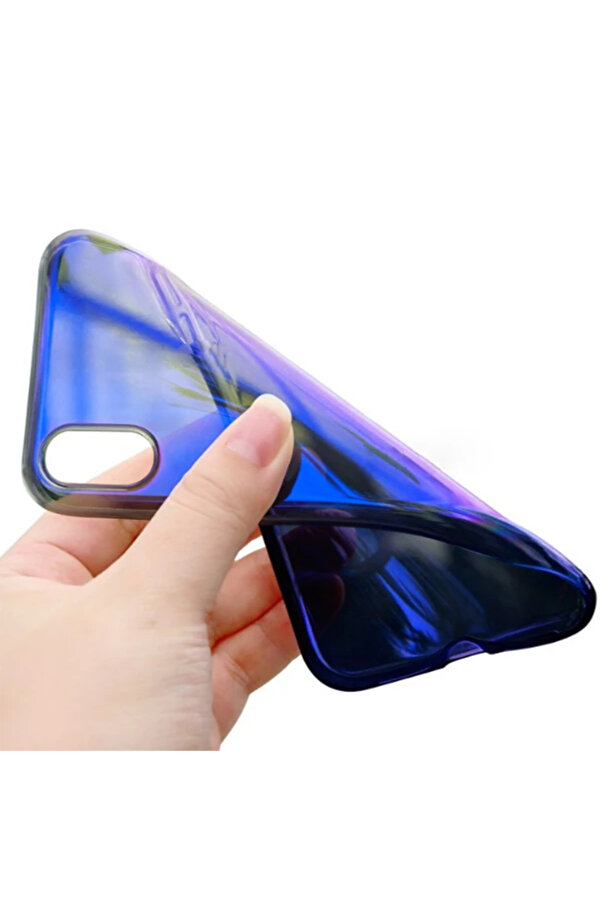 İphone Xr 6.1 Glow Case Şeffaf Si̇li̇kon Kılıf-(5775) - Gms6003-2284