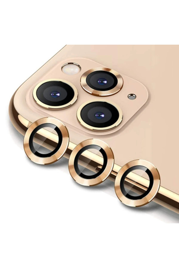 Ally İphone 11 Pro-11 Pro Max Kamera Lens Koruyucu Alumi̇ni̇um 3 Adet-(5775) - Gms2479-3063