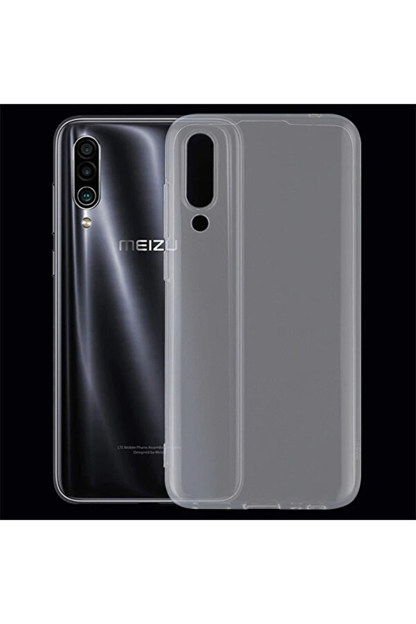 Mei̇zu 16Xs Uyumlu  Kamera Korumalı Fi̇t Si̇li̇kon Kılıf-(5775) - Hrn3586-2760