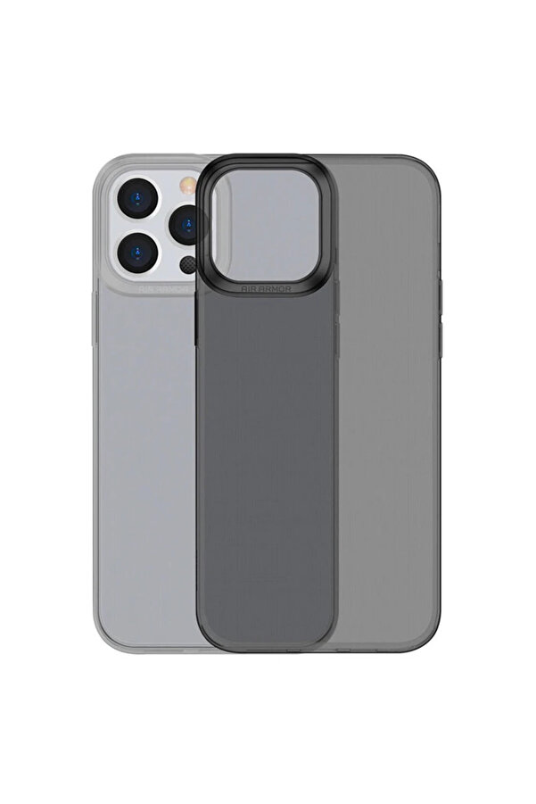 Si̇mple Case İphone 13 Pro İnce Si̇li̇kon Şeffaf Kılıf-(5775) - Gms9035-6571