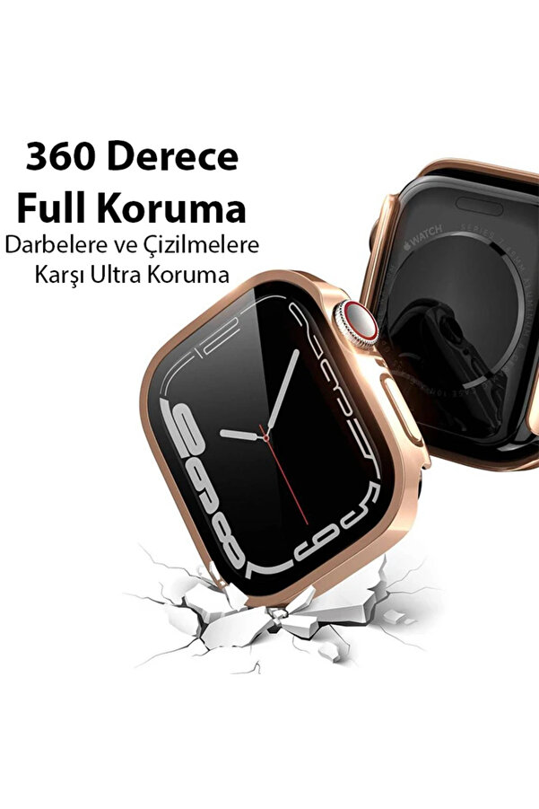 Dux Duci̇s Hamo Seri̇es Apple Watch 45Mm İçi̇n Hard Pc Full Koruma Sert Armor Zır - Dropx2928-4987