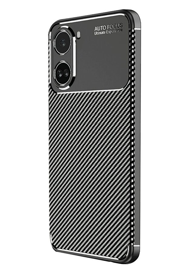 Xi̇aomi̇ Poco X7 Pro Kılıf Auto Focus Karbon Kapak - Si̇yah - Dropx7073-7522