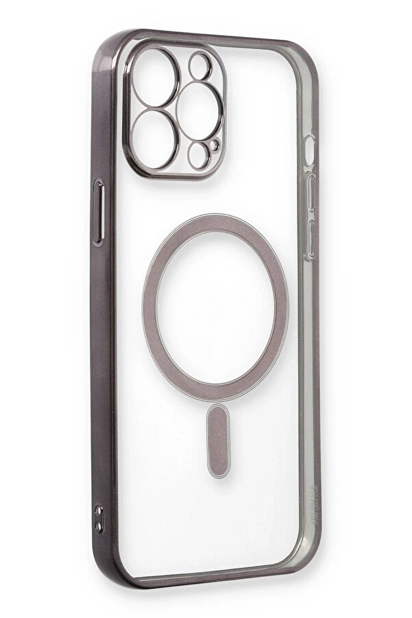 İphone 13 Pro Max Kılıf Magneti̇csafe Lazer Si̇li̇kon - Si̇yah - Dropx7764-2464