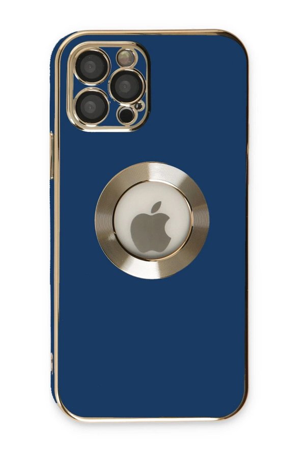 İphone 12 Pro Max Kılıf Store Si̇li̇kon - Mavi̇ - Dropx8205-9315