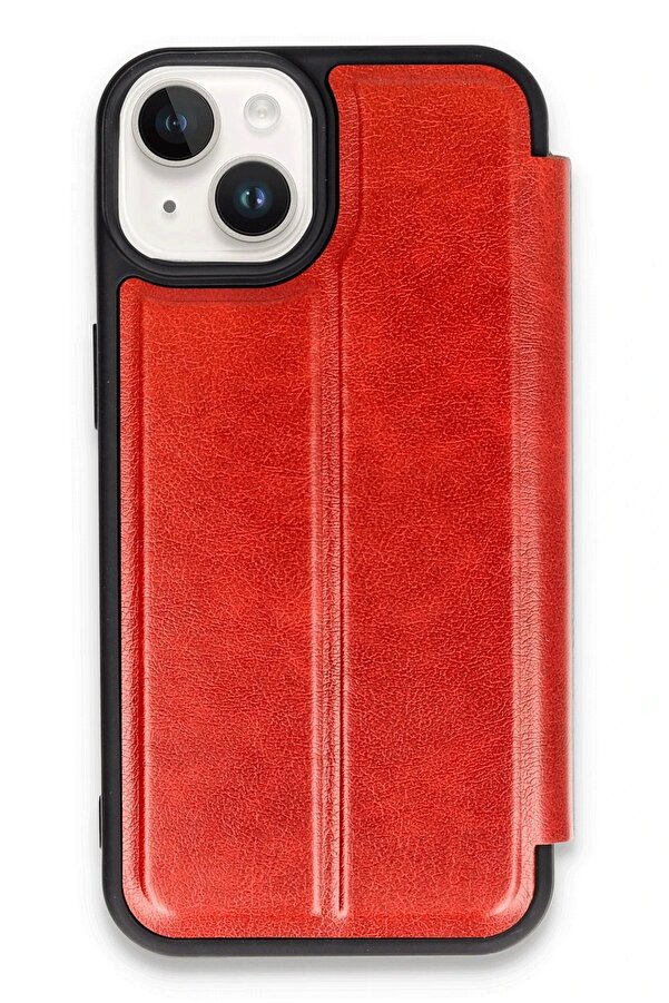 İphone 14 Kılıf Fli̇p Cover - Kırmızı