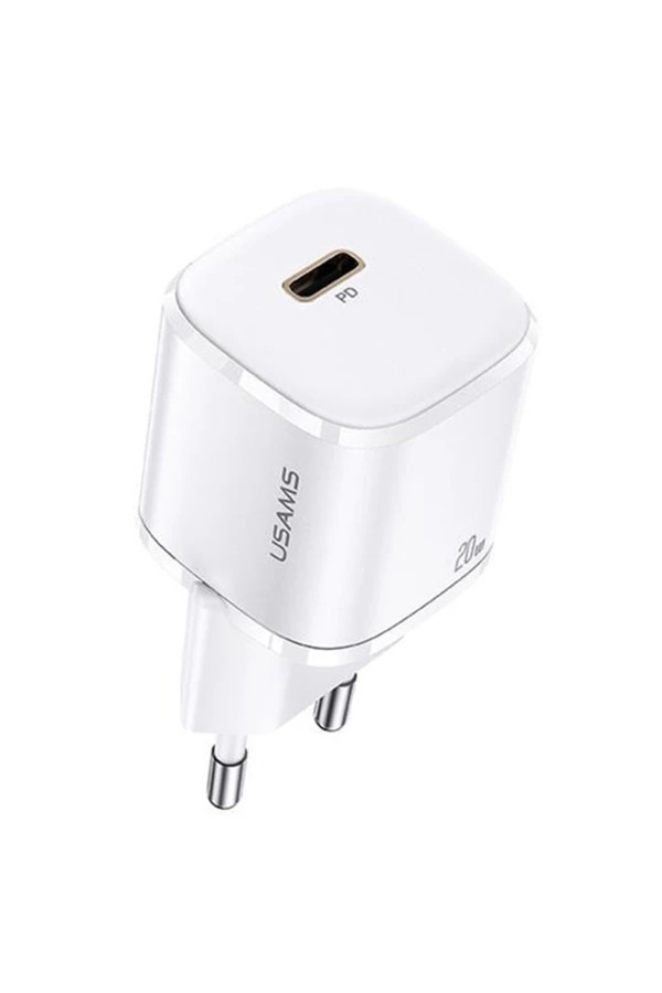 Usams T36 20W Mi̇ni̇ Pd Hızlı Şarj Aleti̇ 20W Usb-C Güç Adaptörü-(1903) - Dropx8082-6847