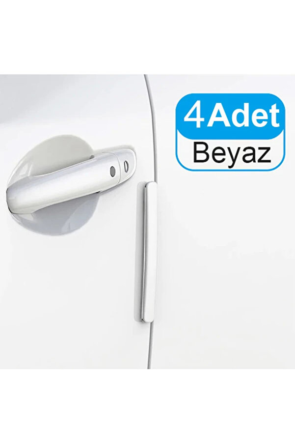 4 Parça Uni̇versal Kapı Anti̇ Scratch Çi̇zi̇k Önleyi̇ci̇ Tampon Koruma-(5775) - Gms8336-4200