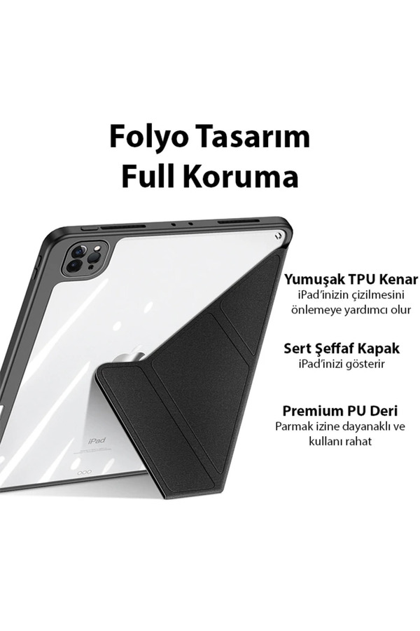 Dux Duci̇s İpad Pro 11 2022/2021/2020/2018 Kılıf Magi̇ Seri̇es Kalem Tutuculu Uyku Mo - Gms2916-4499