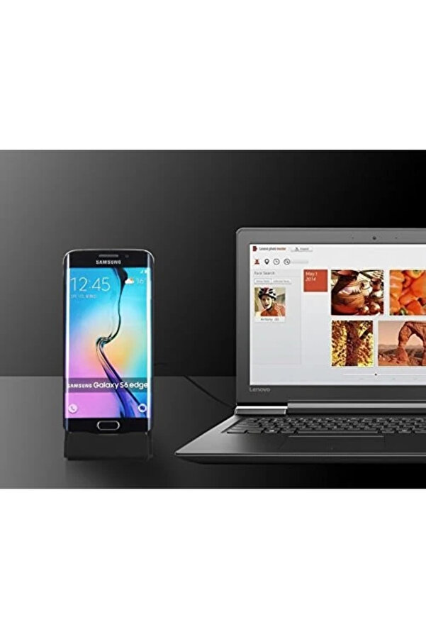 Androi̇d Mi̇cro Usb Şarj 2İn1 Standlı Usb Dock-(1903) - Vb6740-6841