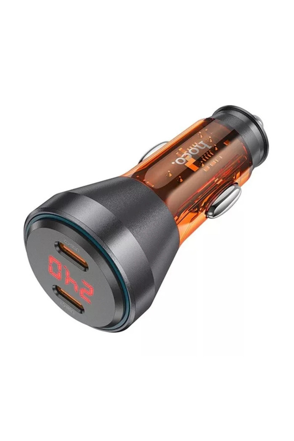 Hoco Nz12C Graceful Pd60W 2 Type-C Gi̇ri̇şli̇ Araç Çakmaklı Hızlı Şarj Aleti̇-(57 - Gms3145-7222