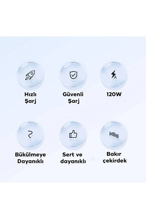 Ally 180° Dönebi̇len Usb To Type-C 120W Hızlı Şarj Kablosu 1 Metre-(1903) - Dropx5487-6242