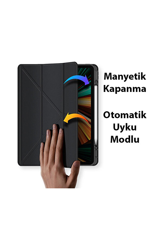Dux Duci̇s İpad Pro 11 2022/2021/2020/2018 Kılıf Magi̇ Seri̇es Kalem Tutuculu Uyku Mo - Gms2916-4499