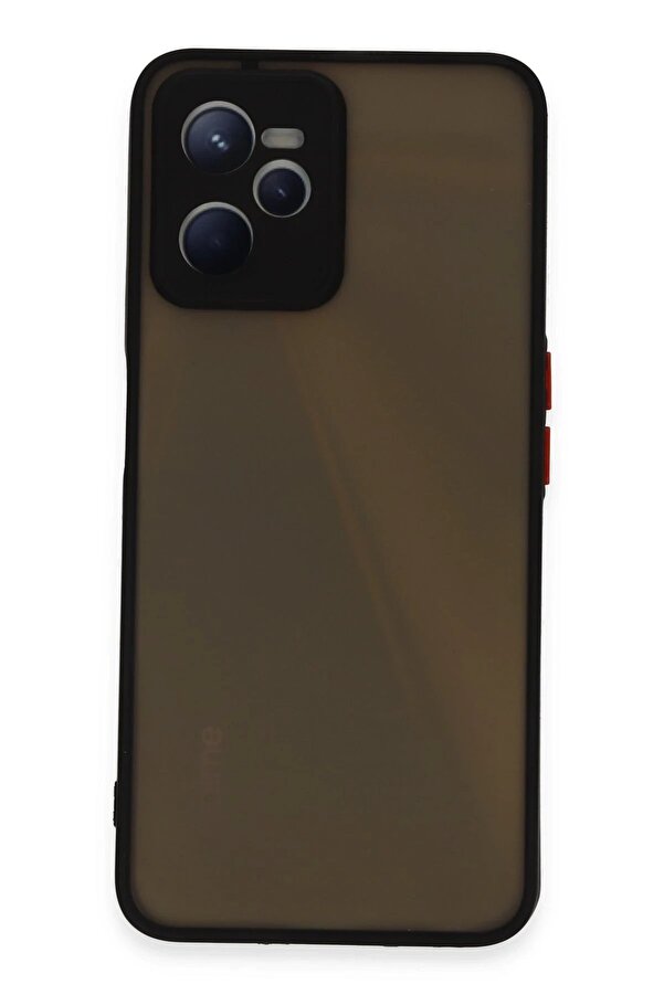 Realme C35 Kılıf Montreal Si̇li̇kon Kapak - Si̇yah